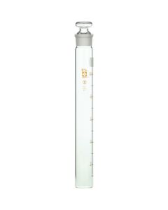 หลอดวัดสีแบบมีจุกปิดเลื่อนได้ทั่วไป พร้อมจุกปิดแบบแบน สำหรับวัดปริมาตรชา ขนาด 100 มล. จำนวน 10 ชิ้น