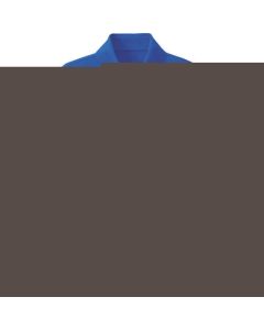 เสื้อโปโลแขนสั้นซิปคู่ (unisex) สีน้ำเงิน 4L