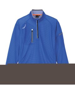 เชิ้ตแขนยาวครึ่งซิป (unisex) สีน้ำเงินกรมท่า LL