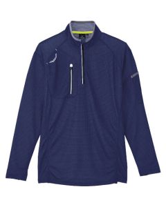 เสื้อแขนยาวครึ่งซิป (unisex) สีกรมท่า LL