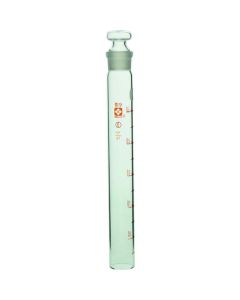 หลอดวัดสีแบบมีจุกปิดเลื่อนได้ทั่วไป พร้อมจุกปิดแบบแบน มาตราส่วนสีน้ำตาล ขนาด 50 มล. จำนวน 10 ชิ้น