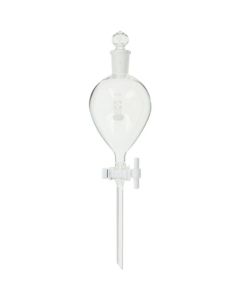 กรวยแยกสารพร้อมวาล์วปิดเปิด PTFE ขนาด 300 มล.