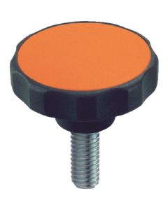 Star Grip, เกลียวตัวผู้, พลาสติก, สีส้ม