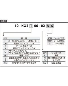 ข้องอ ยูนิเวอร์แซล ปลายหกเหลี่ยม แบบสวมไว 10-KQ2