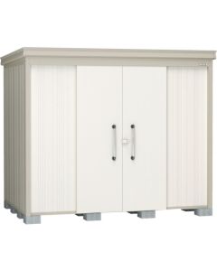 ที่เก็บของในบ้านสวน DM-Z2517 ชั้นวางของแบบไม่มีหิมะตกหนัก สีขาวธรรมชาติ