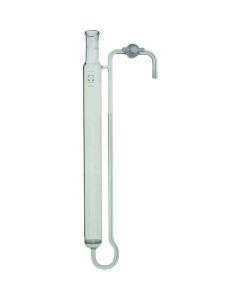 หลอดโครมาโทกราฟี SPC พร้อมวาล์วปิดเปิด PTFE และตัวกรอง สำหรับการแลกเปลี่ยนไอออน SPC-19