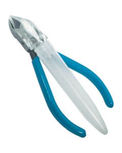 คีมตัดปากเฉียง Dust Nipper พร้อมกระบอกใส่เศษตัด (ด้ามหุ้มพลาสติก)