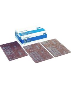 สก๊อตช์ ไบร์ท แผ่นรองอุตสาหกรรม 7440 #180 สีน้ำตาล กล่อง (10 ชิ้น)