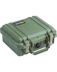 กล่องเก็บของ อเนกประสงค์ PELICAN 1200 สีเขียวมะกอกเข้ม ขนาด 270×246×124 มม.