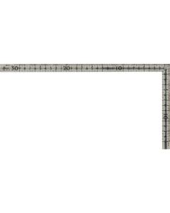 สแตนเลสสเกลโค้งเล็ก มีร่อง 30 cm x 15 cm หน้าและหลังเหมือนกัน