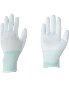 ถุงมือไนลอนเคลือบ PU แบบ Overlock ไซส์ M