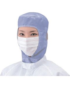 หมวกคลุมศีรษะ ASPURE สำหรับคลีนรูม สีน้ำเงิน