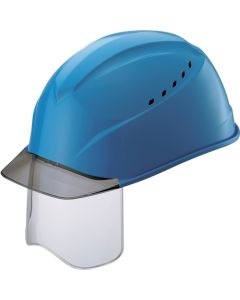 Light And Compact Helmet Type-j Suspension With Rain Channel And Vents And Shield To Protect Eyes