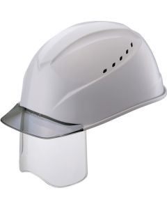 Light And Compact Helmet Type-j Suspension With Rain Channel And Vents And Shield To Protect Eyes
