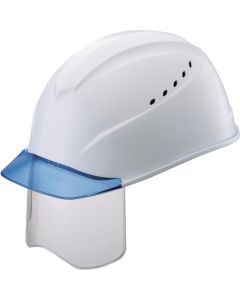 Light And Compact Helmet Type-j Suspension With Rain Channel And Vents And Shield To Protect Eyes