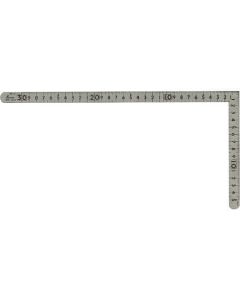สแตนเลสแบนสเกลเล็ก 30 cm x 15 cm หน้าและหลังเหมือนกัน