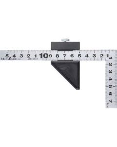 Carpenter's Square Flat Hard Chrome Finish with Stopper ABS Resin 1เส้น