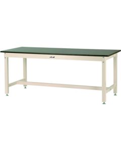 โต๊ะทำงานสำหรับงานปานกลาง รุ่น 800 แบบติดตั้งถาวร ขนาด กว้าง 1200 x ลึก 750 x สูง 740 มม. สีเขียว/สีงาช้างยามาเทค