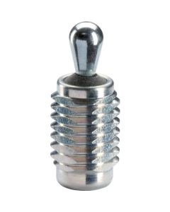 หมุดกดแบบสปริงเหล็ก เกลียวตัวผู้ ปิดผนึก เส้นผ่านศูนย์กลางเกลียว M18 x 1.5