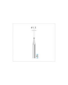 Craft diamond bur (1Pk (ถุง) = 3 ชิ้น) ball blade เส้นผ่านศูนย์กลาง 1.5.5