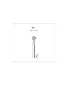 Craft diamond bur (1Pk (ถุง) = 3 ชิ้น) ball blade เส้นผ่านศูนย์กลาง 5