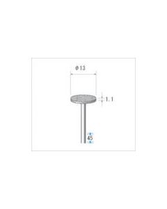 Craft Diamond Bur (1Pk (ถุง) = 3 ชิ้น) เส้นผ่านศูนย์กลางใบมีด 13