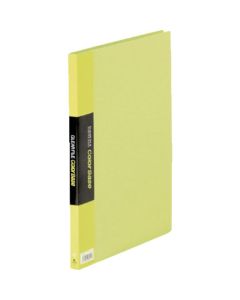 แฟ้มโชว์เอกสาร Color Base A4 20 ซอง Yellow Green