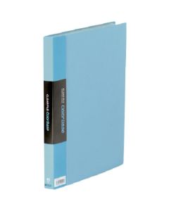แฟ้มโชว์เอกสาร Color Base W A4 40 ซอง Sky Blue