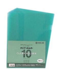 แฟ้มใส Color Pack A4 Green (10 ชิ้น)