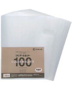 แฟ้มใส Color Pack A4 White (100 ชิ้น)
