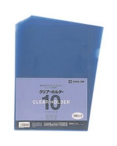 แฟ้มใส Color Pack A4 Blue (10 ชิ้น)