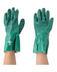 Nbr And Fine Ceramic Particles Coated 100% Cotton Lined Glove In 30cm Length L 5ชุด