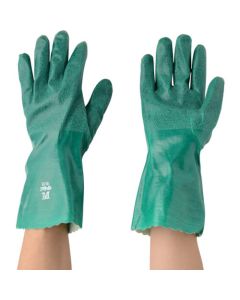 Nbr And Fine Ceramic Particles Coated 100% Cotton Lined Glove In 30cm Length M 5ชุด