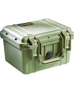 กล่องเก็บของ อเนกประสงค์ PELICAN 1300 (แบบไม่มีฟองน้ำ) สีเขียวมะกอกเข้ม ขนาด 270×246×174 มม.