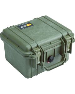 กล่องเก็บของ อเนกประสงค์ PELICAN 1300 สีเขียวมะกอกเข้ม ขนาด 270×246×174 มม.