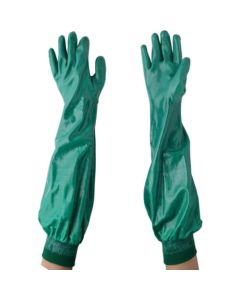 Interlocked Cotton Lined Nitrile Glove. 21.65Inch L 1ชุด