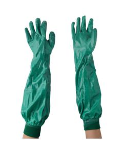 Interlocked Cotton Lined Nitrile Glove. 21.65Inch XL 1ชุด