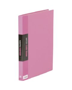 แฟ้มโชว์เอกสาร Color Base W A4 40 ซอง Pink