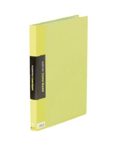 แฟ้มโชว์เอกสาร Color Base W A4 40 ซอง Yellow Green