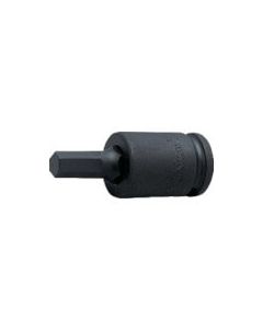Impact hex bit มุมแทรก 9.5 mm ด้านตรงข้าม 7 mm