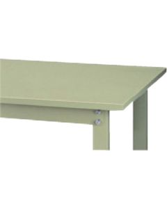 โต๊ะทำงานน้ำหนักเบา โต๊ะทำงานซีรีส์ 300 แบบเคลื่อนย้ายได้ หน้าโต๊ะเหล็ก ขนาด กว้าง 1800 x ลึก 900 x สูง 900 มม. สีเขียว Yamatec