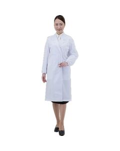 เสื้อกาวน์แลป AZLAB สีขาว สำหรับผู้หญิง AL-FW ไซส์ S