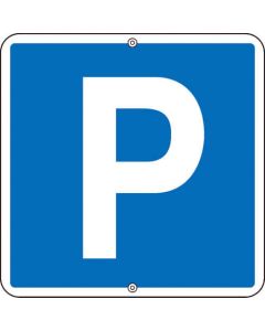 ป้ายถนน/สำหรับสถานที่P (จอดรถได้) ถนน 403 เหล็ก 600 x 600 มม.