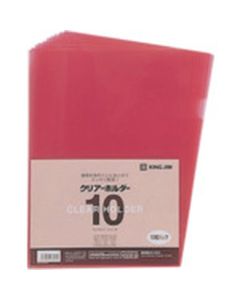 แฟ้มใส Color Pack A4 Red (10 ชิ้น)