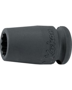Impact Socket 3/8Sq.Dr. 12-P 1/4 1อัน