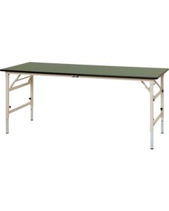โต๊ะทำงานพับได้ หน้าโต๊ะทำจากลินoleum ขนาด กว้าง 1500 x ลึก 900 มม.