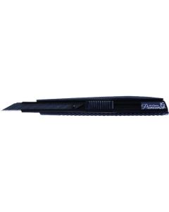 ใบมีดคัตเตอร์แบบ A, รุ่น Premium G, ระบบล็อคอัตโนมัติ, สีดำ