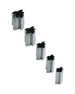 ชุดแม่พิมพ์คุกกี้ทำมือสำหรับใช้ในเชิงพาณิชย์ SA18-8 (5 ชิ้น) - สีไอริส