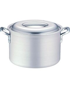หม้อตุ๋นอลูมิเนียม IH ขนาดครึ่งใบ (มีขีดบอกปริมาตร) 33 ซม.