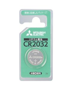 แบตเตอรี่ลิเธียมแบบเหรียญ CR2032 จำนวน 1 ก้อน บรรจุในแผงพลาสติกใส